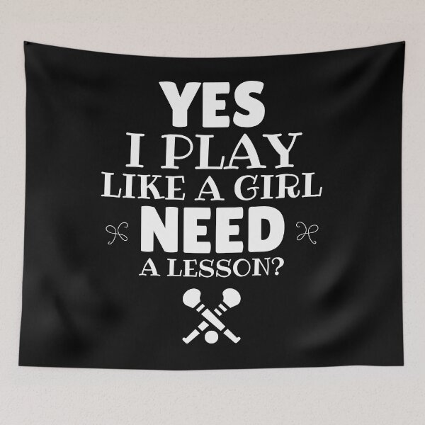 Item preview, Camogie: Yes, I play like a girl. Need a lesson? designed and sold by TheGreenGoat.