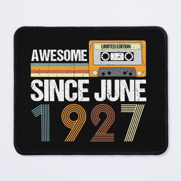 Item preview, Awesome Since June 1927 | Vintage 1927 Birthday | 95nd Birthday Gift  designed and sold by AMINE  ★★★★★.