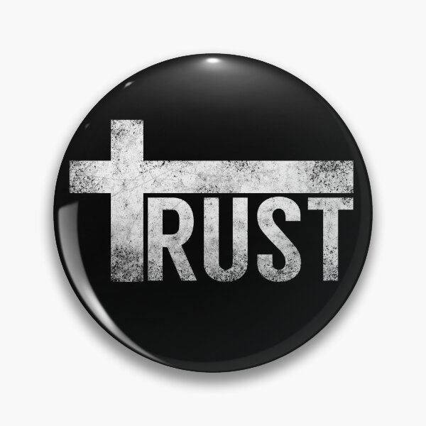 Item preview, Vintage Trust Cross - Christian Design, Trust Jesus designed and sold by avataraustin.