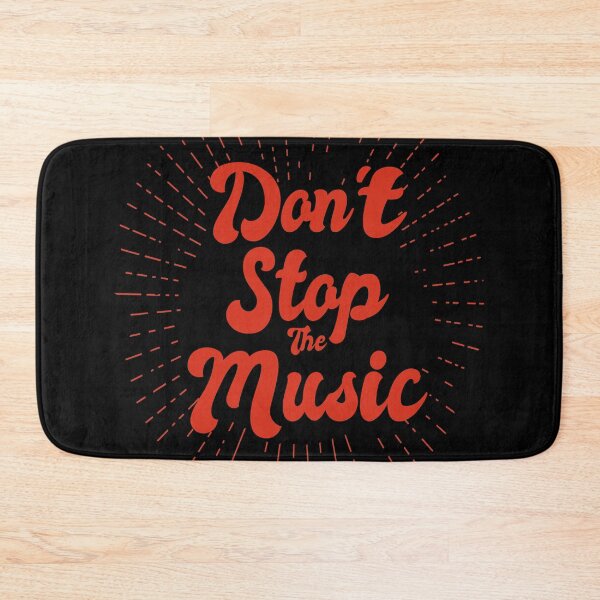 Item preview, A Don't Stop The Music lettering in red designed and sold by velisani.