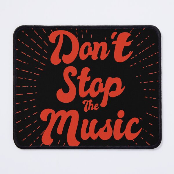 Item preview, A Don't Stop The Music lettering in red designed and sold by velisani.