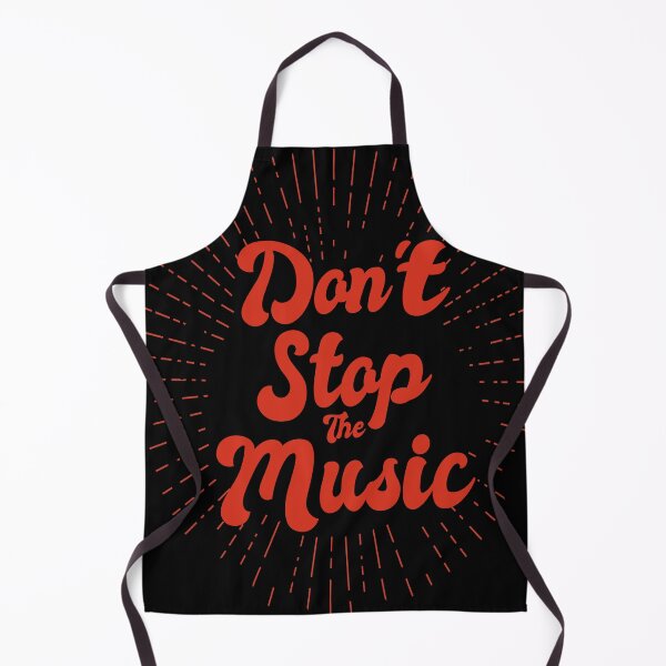 Item preview, A Don't Stop The Music lettering in red designed and sold by velisani.