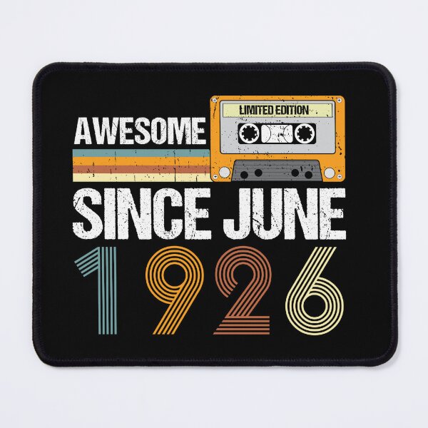 Item preview, Awesome Since June 1926 | Vintage 1926 Birthday | 96nd Birthday Gift designed and sold by AMINE ★★★★★.