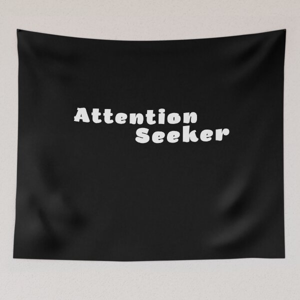 Item preview,  Sarcastic Attention Seeker, seek attention not respect It lasts longer, attention seeker ,funny quote, black and white illustration. designed and sold by Coolclassy.