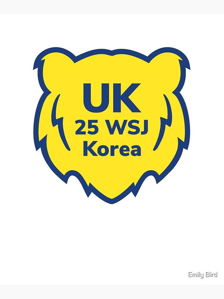 "WSJ Korea 2023 Logo" Photographic Print for Sale by XBlueMushroomX