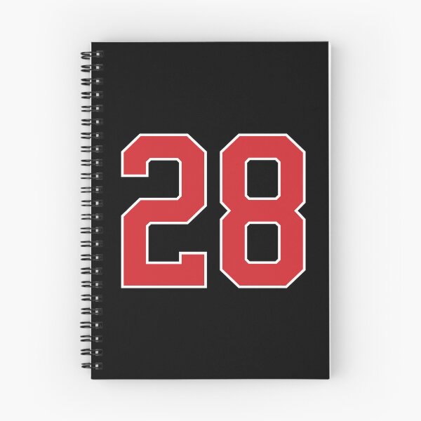 Item preview, Sports Number 28, red black color lucky sport twenty eight designed and sold by ArtIsParty.