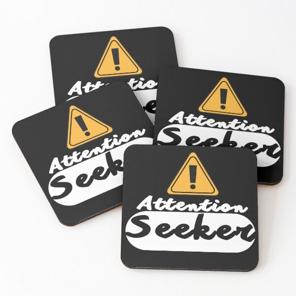 Item preview,  Sarcastic Attention Seeker, seek attention not respect It lasts longer, attention seeker ,funny quote, black and white illustration. designed and sold by Coolclassy.
