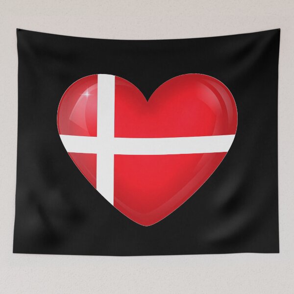 Item preview, My heart is in Denmark, Love Denmark. designed and sold by ArtIsParty.