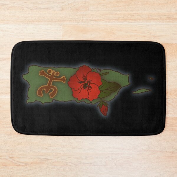 Item preview, Puerto Rico Mapa Boricua Flor Puertorriqueña Coqui Taino designed and sold by SoLunAgua ..