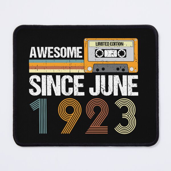 Item preview, Awesome Since June 1923 | Vintage 1923 Birthday | 99nd Birthday Gift  designed and sold by AMINE  ★★★★★.