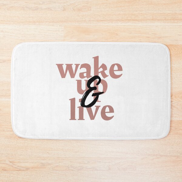 Item preview, Wake Up And Live designed and sold by behappyshirts.