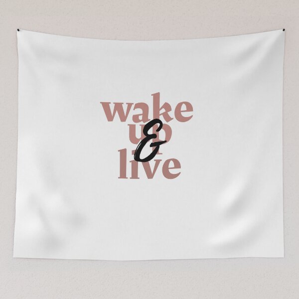 Item preview, Wake Up And Live designed and sold by behappyshirts.