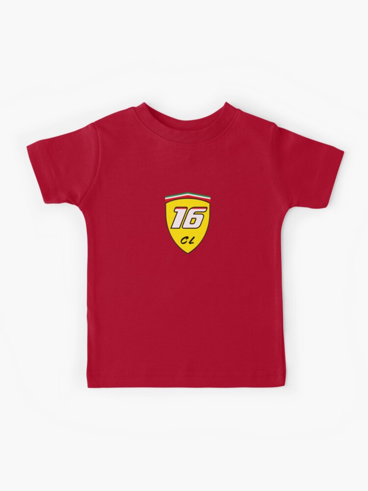 Scuderia Ferrari Team Formula 1 Charles Leclerc 16 T-Shirt - Teeholly