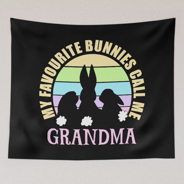 Item preview, My Favourite Bunnies Call Me Grandma, Cute Easter Bunny Sunset  designed and sold by ACC .