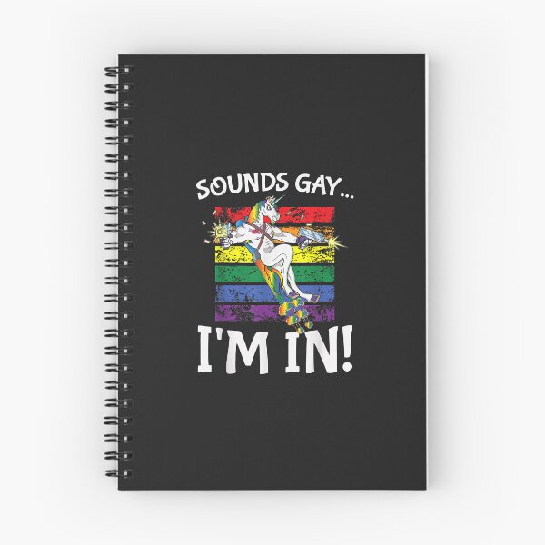 Item preview, Sounds Gay I'm in Funny Rainbow Proudly Support Unicorn Gift designed and sold by PootinTuon.