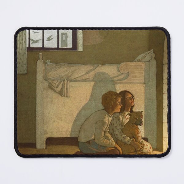 Item preview, The Bluebird by Frederick Cayley Robinson - Vintage Art designed and sold by RickE.