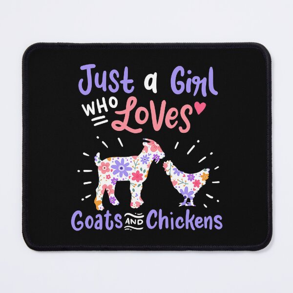 Item preview, Just A Girl Who Loves Goats And Chickens Funny Goat Chicken Gift designed and sold by davetmccall.