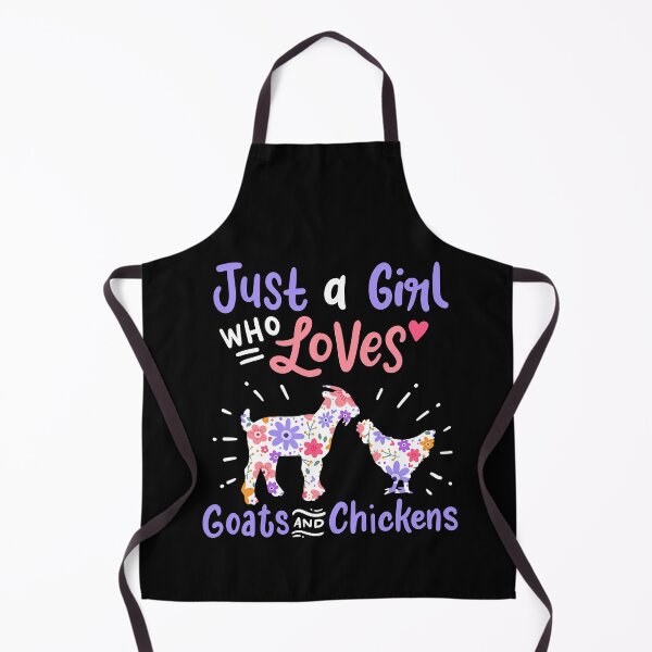 Item preview, Just A Girl Who Loves Goats And Chickens Funny Goat Chicken Gift designed and sold by davetmccall.