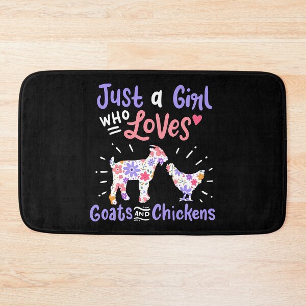 Item preview, Just A Girl Who Loves Goats And Chickens Funny Goat Chicken Gift designed and sold by davetmccall.