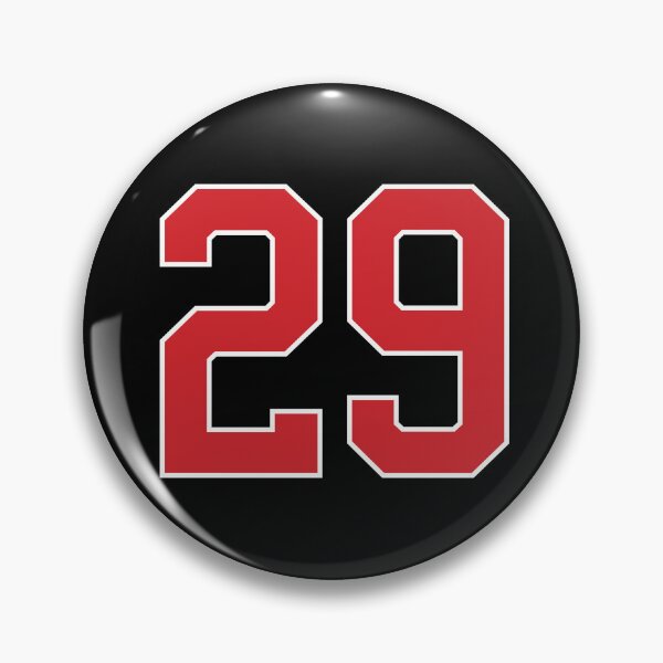 Item preview, Sports Number 29, red black color lucky sport twenty nine designed and sold by ArtIsParty.