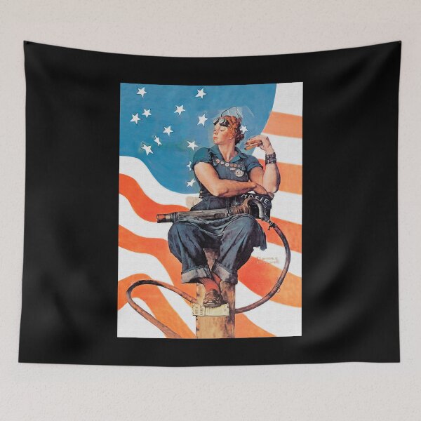 Item preview, Mens Womens Rosie The Riveter By Norman Rockwell Cute Graphic Gifts designed and sold by ZenaBarton56.