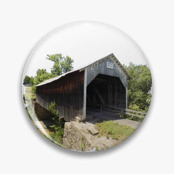 Item preview, 17-35-05 Hillsboro-Grange City Covered Bridge 86' 1867 #2 designed and sold by gotucoveredart.