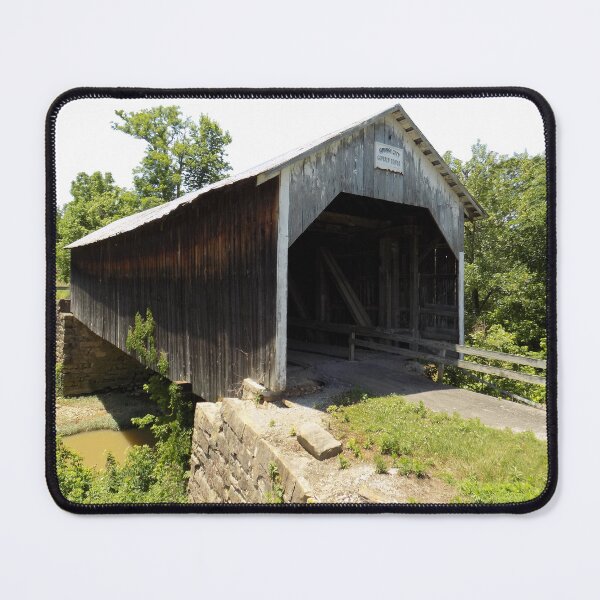 Item preview, 17-35-05 Hillsboro-Grange City Covered Bridge 86' 1867 #2 designed and sold by gotucoveredart.