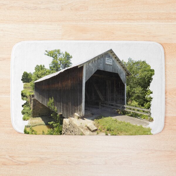 Item preview, 17-35-05 Hillsboro-Grange City Covered Bridge 86' 1867 #2 designed and sold by gotucoveredart.