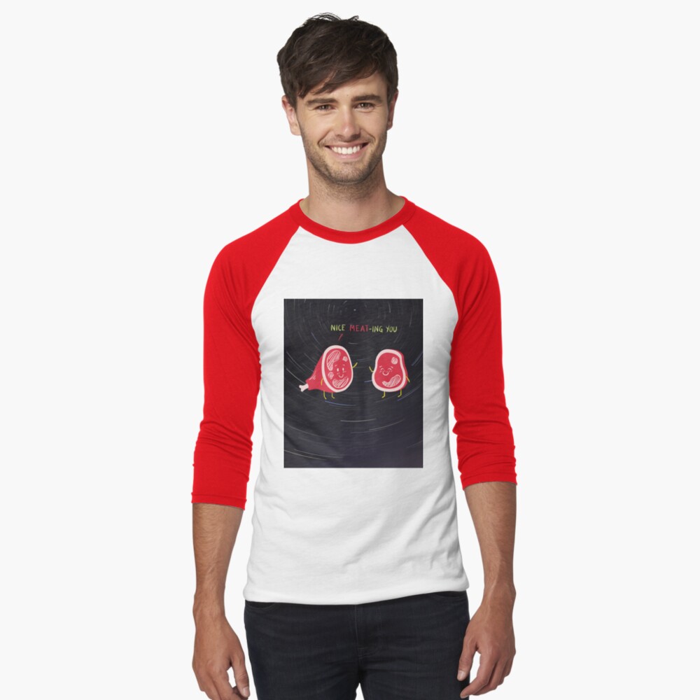 Item preview, Baseball ¾ Sleeve T-Shirt designed and sold by JiggsFashion.