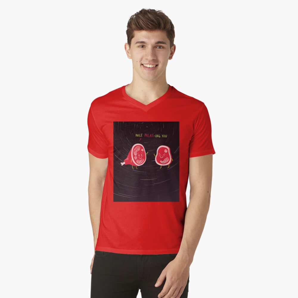 Item preview, V-Neck T-Shirt designed and sold by JiggsFashion.