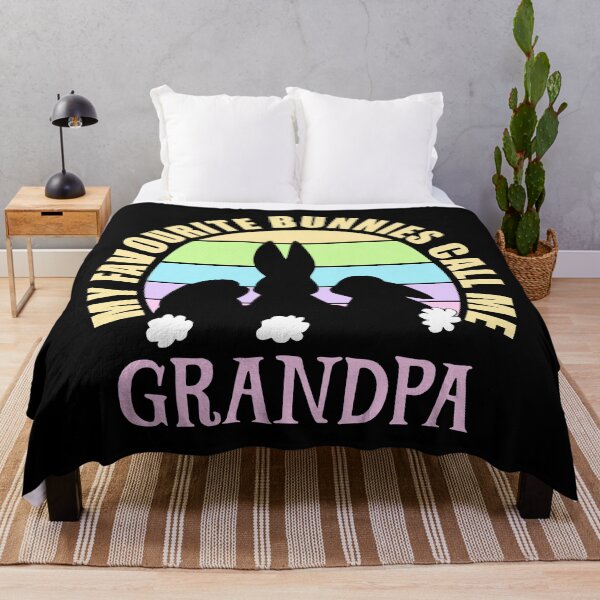 Item preview, My Favourite Bunnies Call Me Grandpa, Cute Easter Bunny Sunset  designed and sold by ACC .