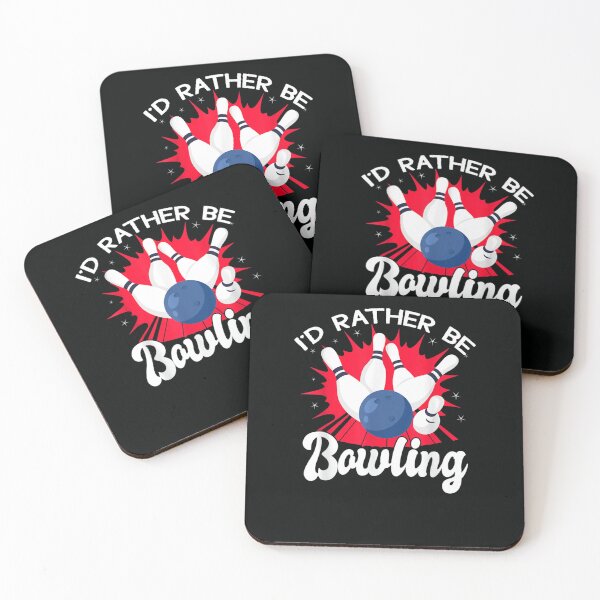 Item preview, I'd Rather be Bowling retro for Man & Toddler Bowling designed and sold by DeannaMarks.