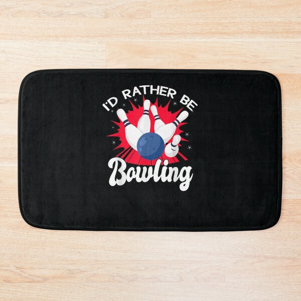 Item preview, I'd Rather be Bowling retro for Man & Toddler Bowling designed and sold by DeannaMarks.