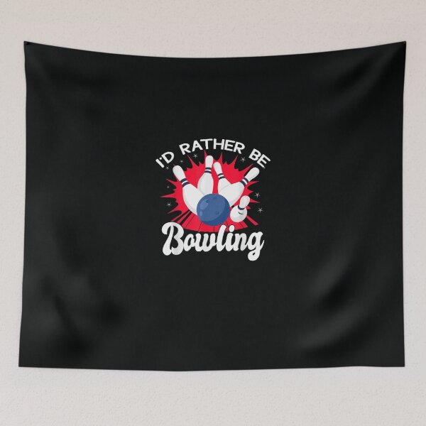 Item preview, I'd Rather be Bowling retro for Man & Toddler Bowling designed and sold by DeannaMarks.