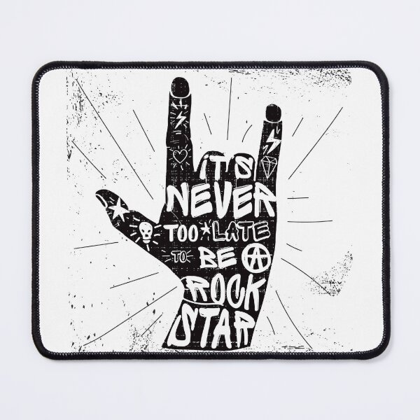 Item preview, It's Never Too Late To Be A Rockstar designed and sold by Tia-Ako.