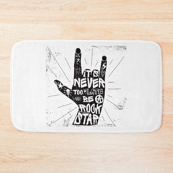 Item preview, It's Never Too Late To Be A Rockstar designed and sold by Tia-Ako.