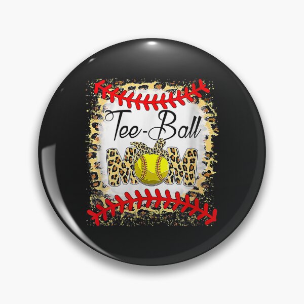 Item preview, Tee Ball Mom Softball Leopard Bleached Mother's Day designed and sold by PootinTuon.