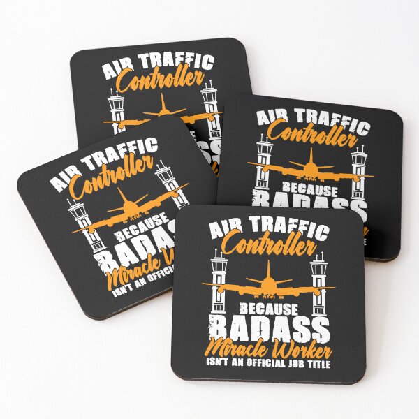 Item preview, Badass Miracle Worker Funny Air Traffic Controller For ATC designed and sold by Nessshirts.