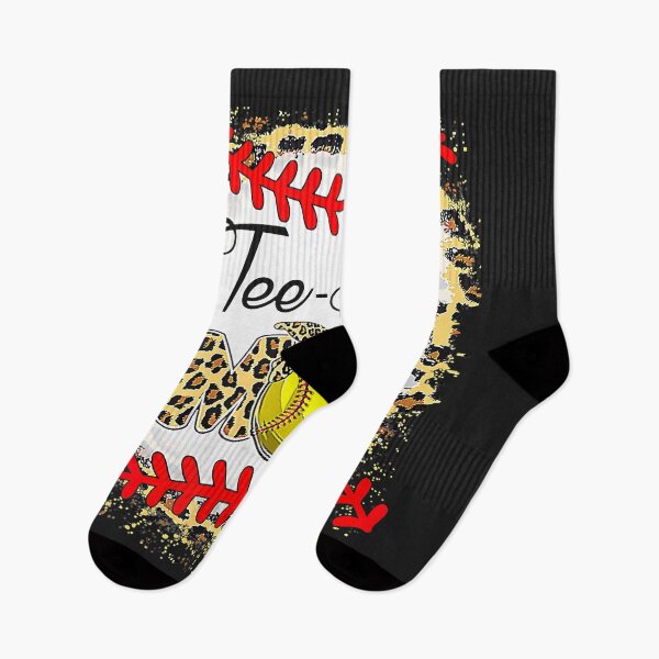 Item preview, Tee Ball Mom Softball Leopard Bleached Mother's Day designed and sold by PootinTuon.