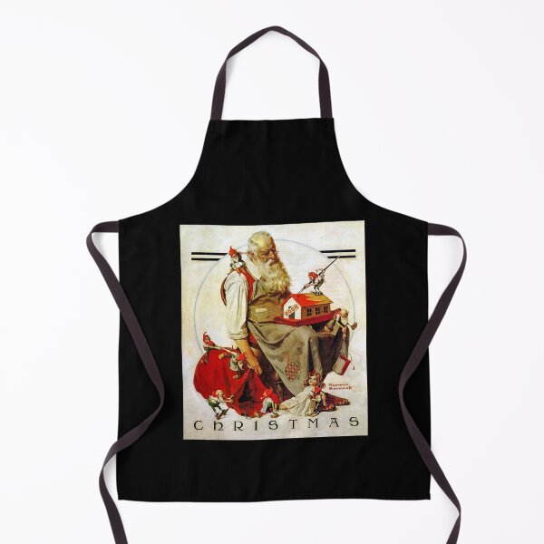 Item preview, Music Vintage Retro Norman Rockwell Santa And His Elves Love You Fans designed and sold by ZenaBarton56.