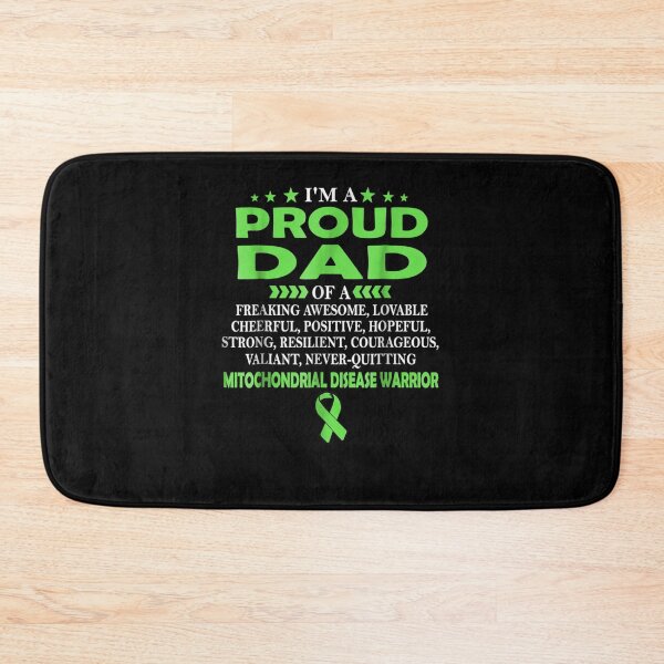 Item preview, I'm proud dad of MITOCHONDRIAL DISEASE warrior designed and sold by DeannaMarks.
