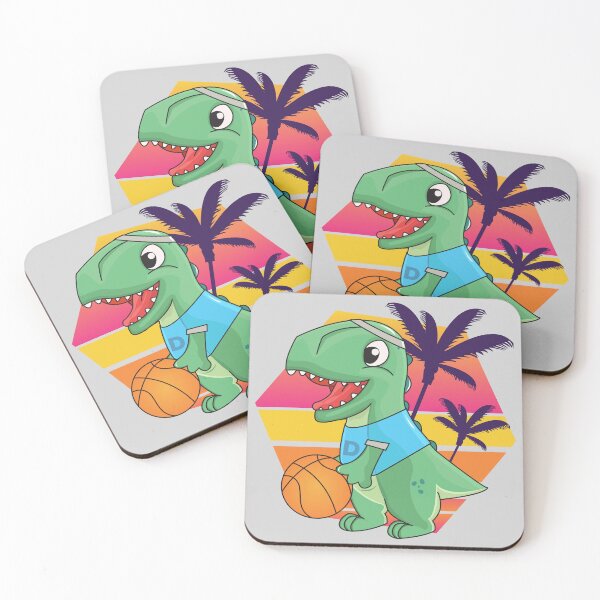 Item preview, Dinosaur playing basketball, retro style, dinosaurs are awesome, dinosaur lovers, cute dinosaurs, best dinosaur ever, cute animal friendly designed and sold by SGS-.