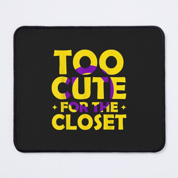 Item preview, Too Cute For The Closet Intersex Flag LGBT Pride designed and sold by PootinTuon.