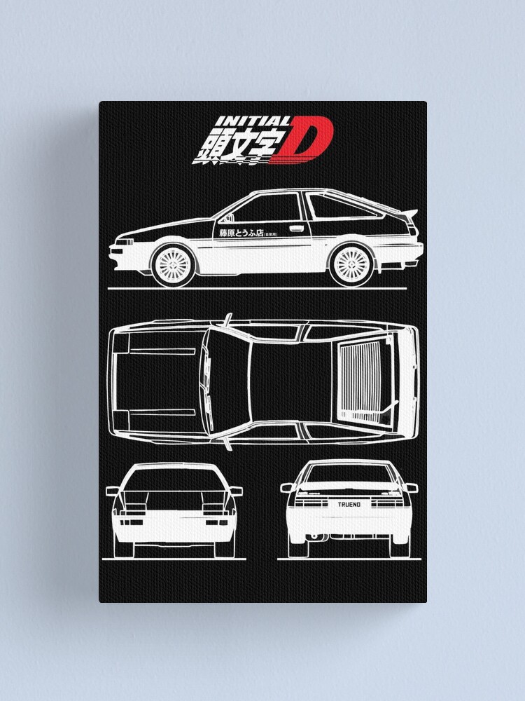 Toyota ae86 blueprint