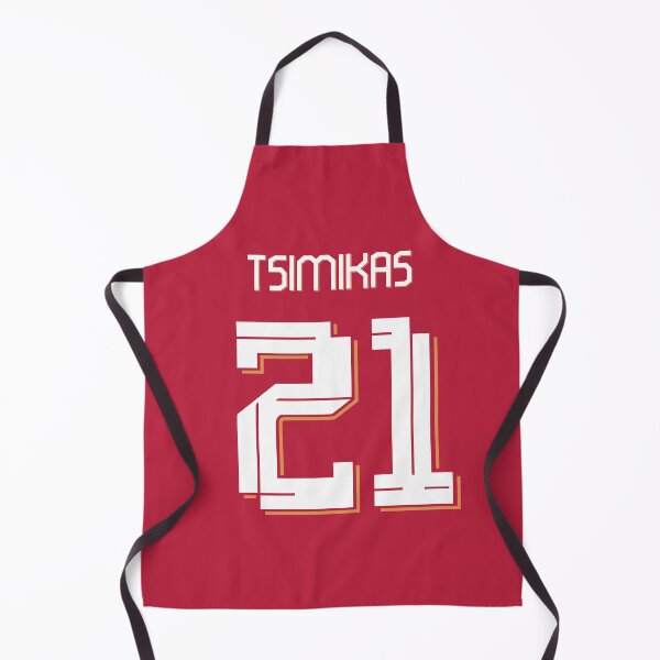 Item preview, Kostas Tsimikas Liverpool Home jersey 23/24 designed and sold by Alimator.