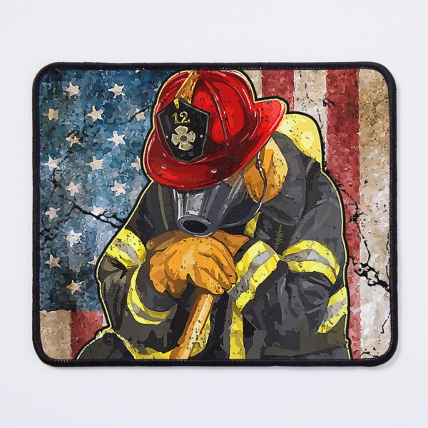Item preview, USA Flag Firefighter Fireman Tired Fight For Dad Brother designed and sold by Chad6438.
