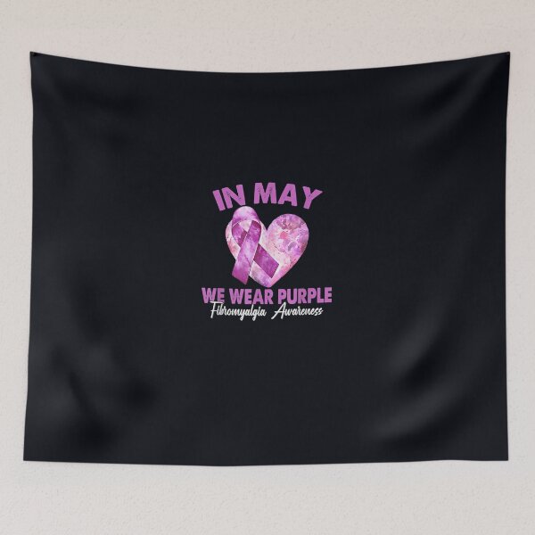 Item preview, In May We Wear Purple Fibromyalgia Awareness designed and sold by DeannaMarks.