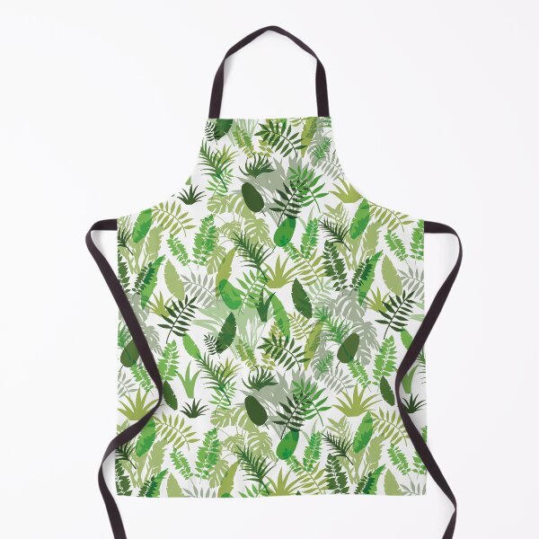 Item preview, Green Jungle Leaves Pattern designed and sold by Sengflo.