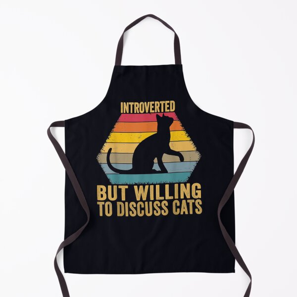 Item preview, Introverted But Willing To Discuss Cats Vintage Introverts designed and sold by DeannaMarks.