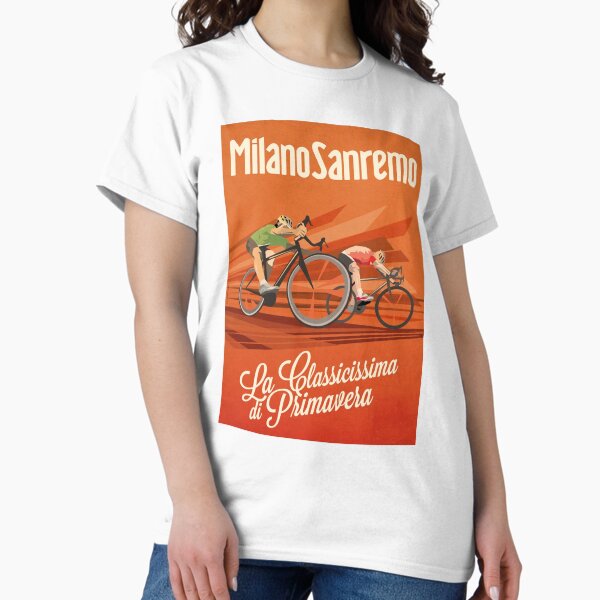 Aperçu de l'œuvre Rétro Milan San Remo Cyclisme créée et vendue par martinporte.